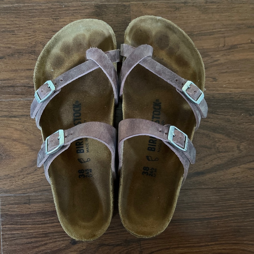 Birkenstock pink sandals